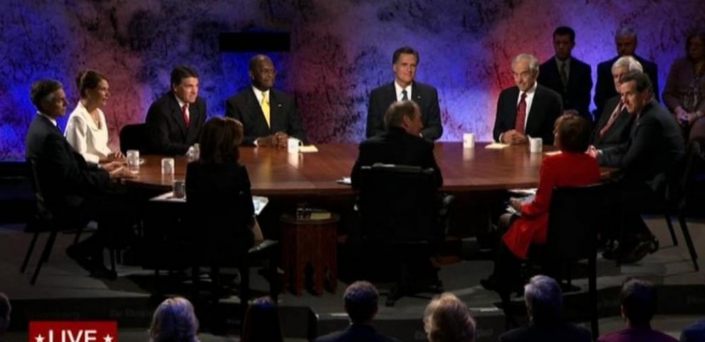 Republican presidential candidates 2012 debate