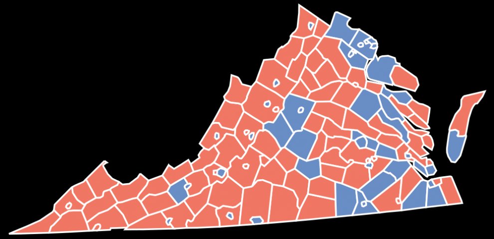 Virginia presidential election Results